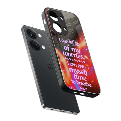 No Worries sleek oneplus nord 3 cover with tempered glass back and TPU edges