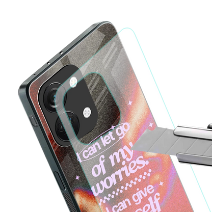 No Worries stylish phone case for oneplus nord 3 | glossy glass and slim fit