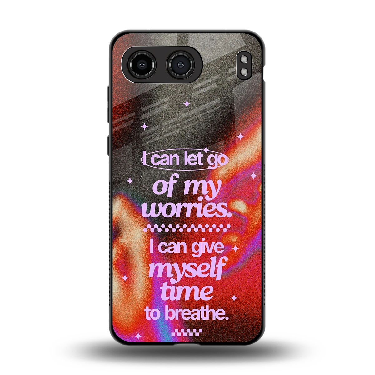 No Worries back phone cover | glass case for oneplus nord 4