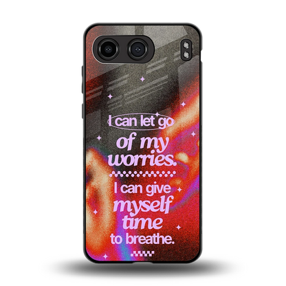 No Worries back phone cover | glass case for oneplus nord 4