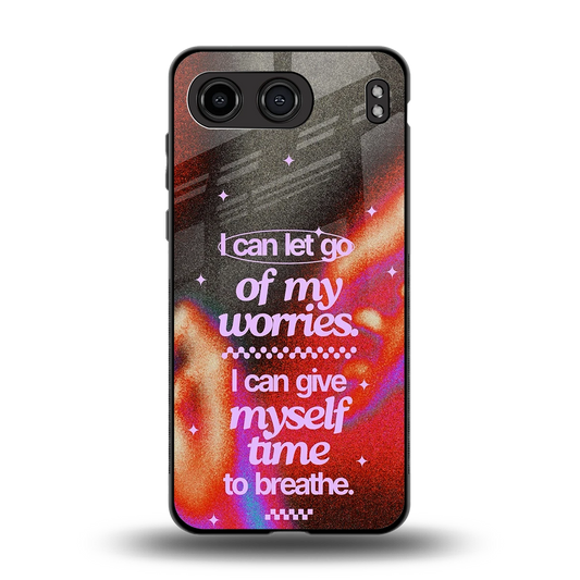 No Worries back phone cover | glass case for oneplus nord 4