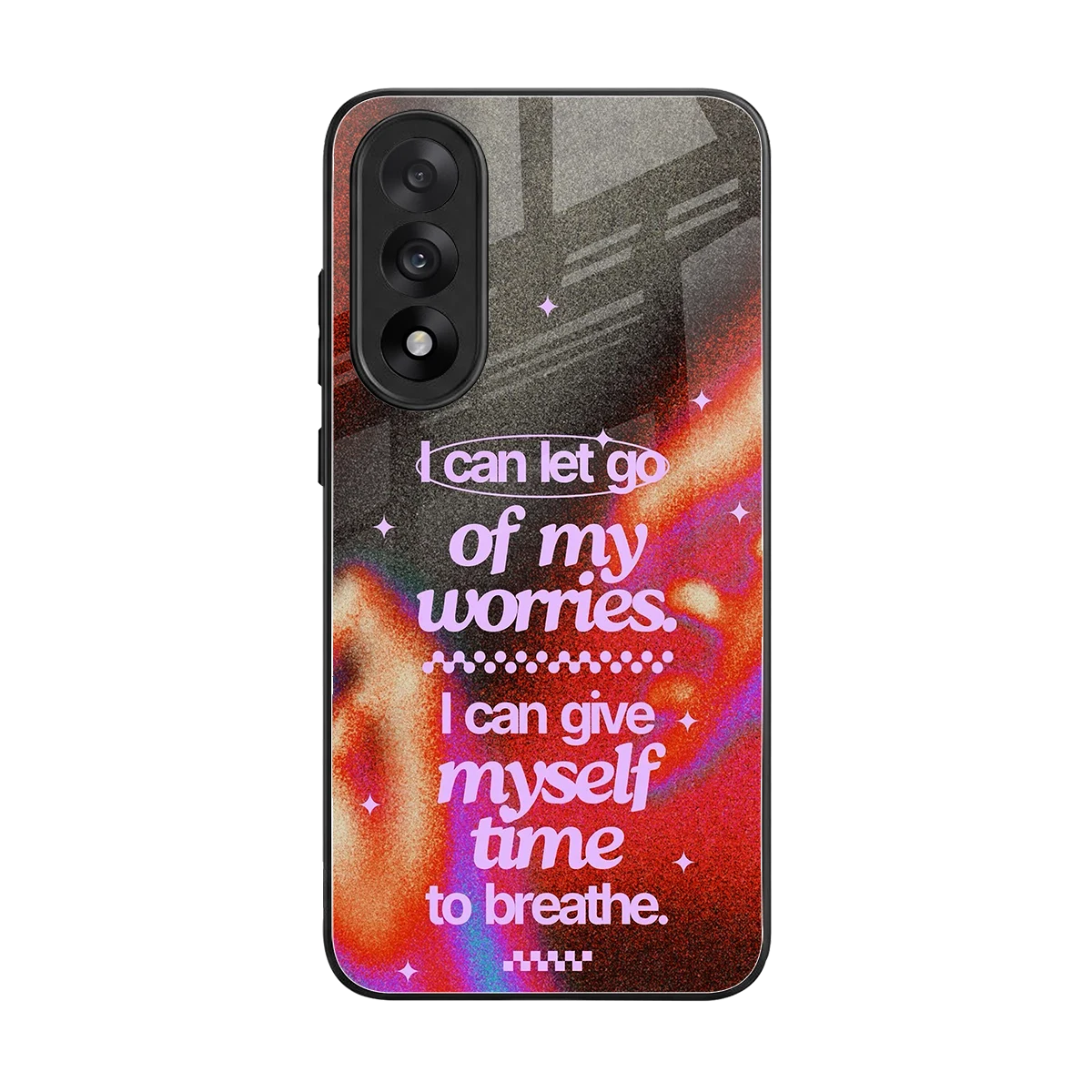 No Worries back phone cover | glass case for oneplus nord 5