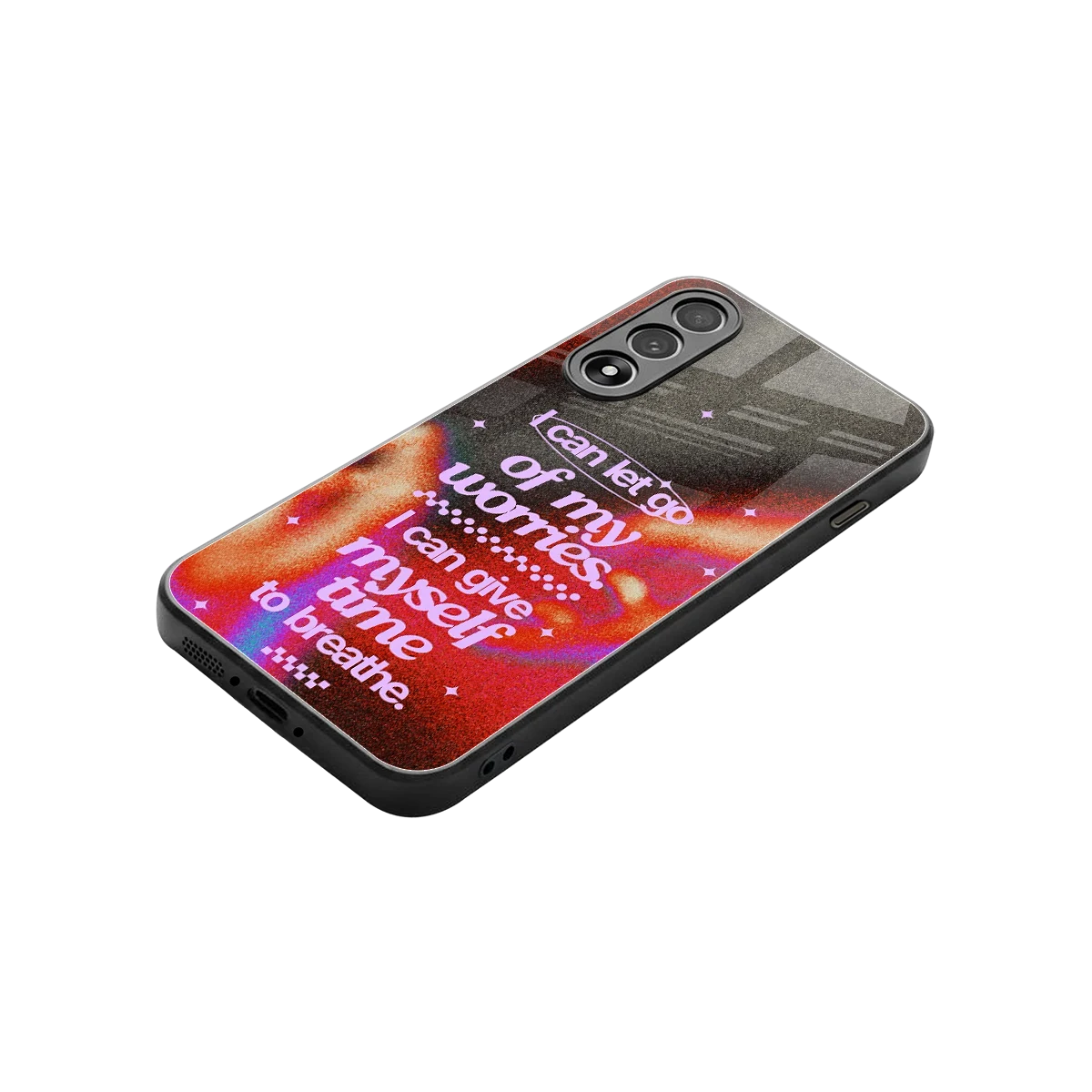 No Worries stylish phone case for oneplus nord 5 | glossy glass and slim fit