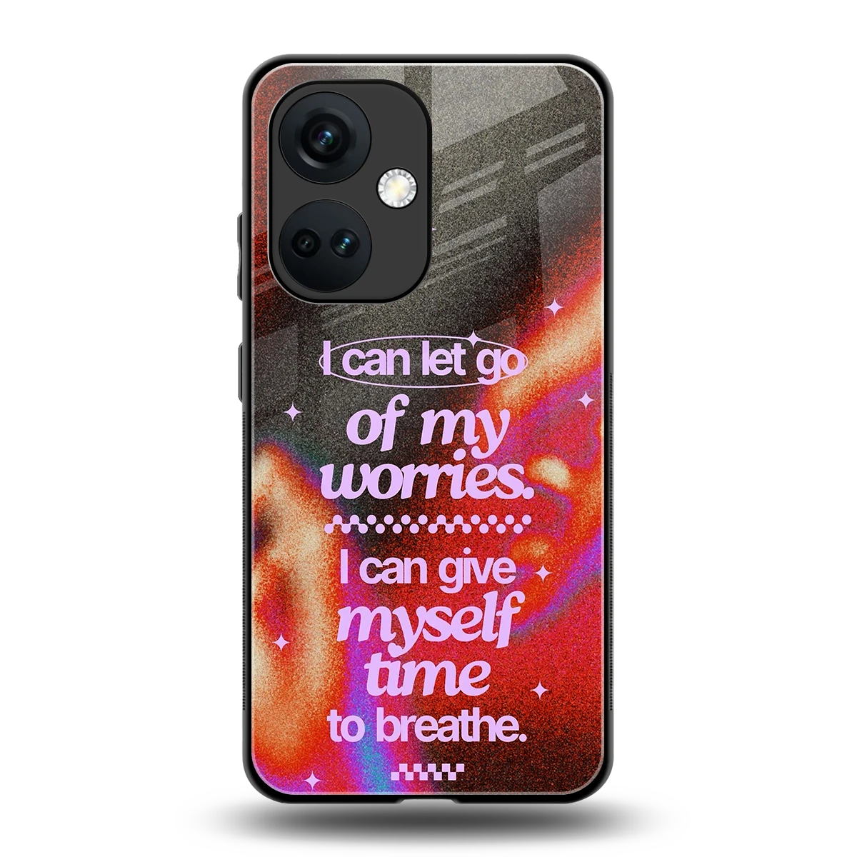 No Worries back phone cover | glass case for oneplus nord ce 3