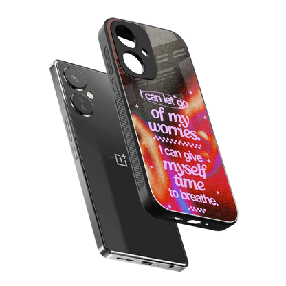 No Worries sleek oneplus nord ce 3 cover with tempered glass back and TPU edges
