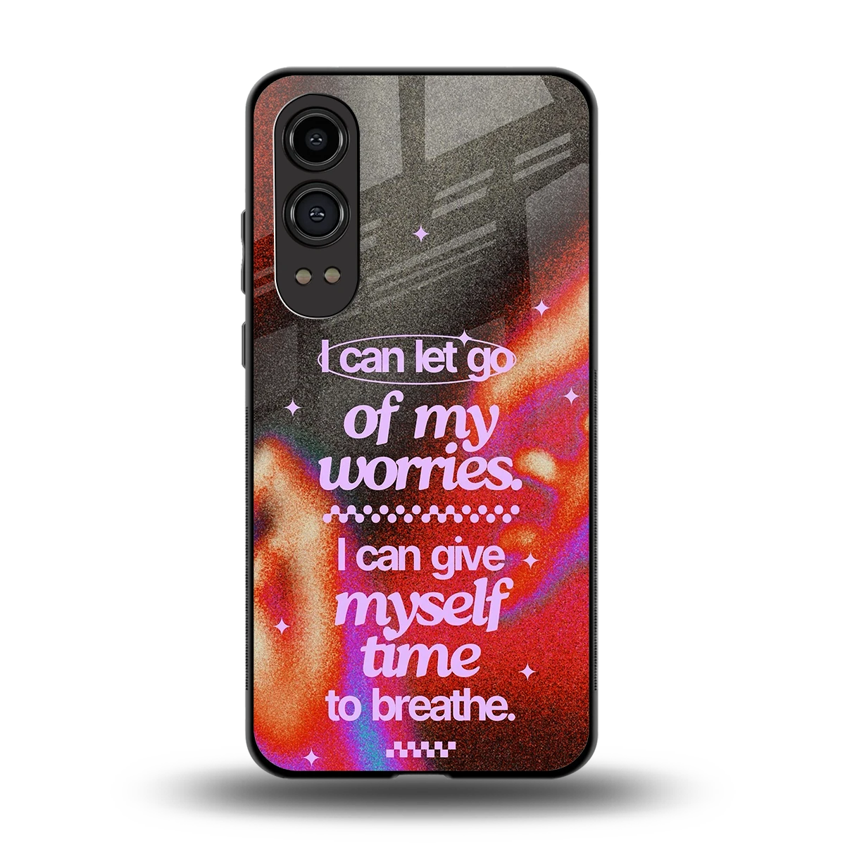 No Worries back phone cover | glass case for oneplus nord ce 4 lite