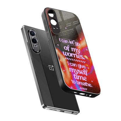 No Worries sleek oneplus nord ce 4 lite cover with tempered glass back and TPU edges