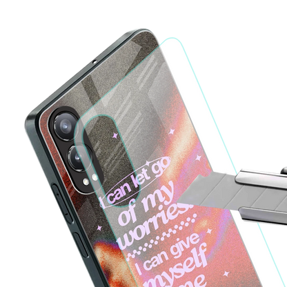 No Worries stylish phone case for oneplus nord ce 4 lite | glossy glass and slim fit