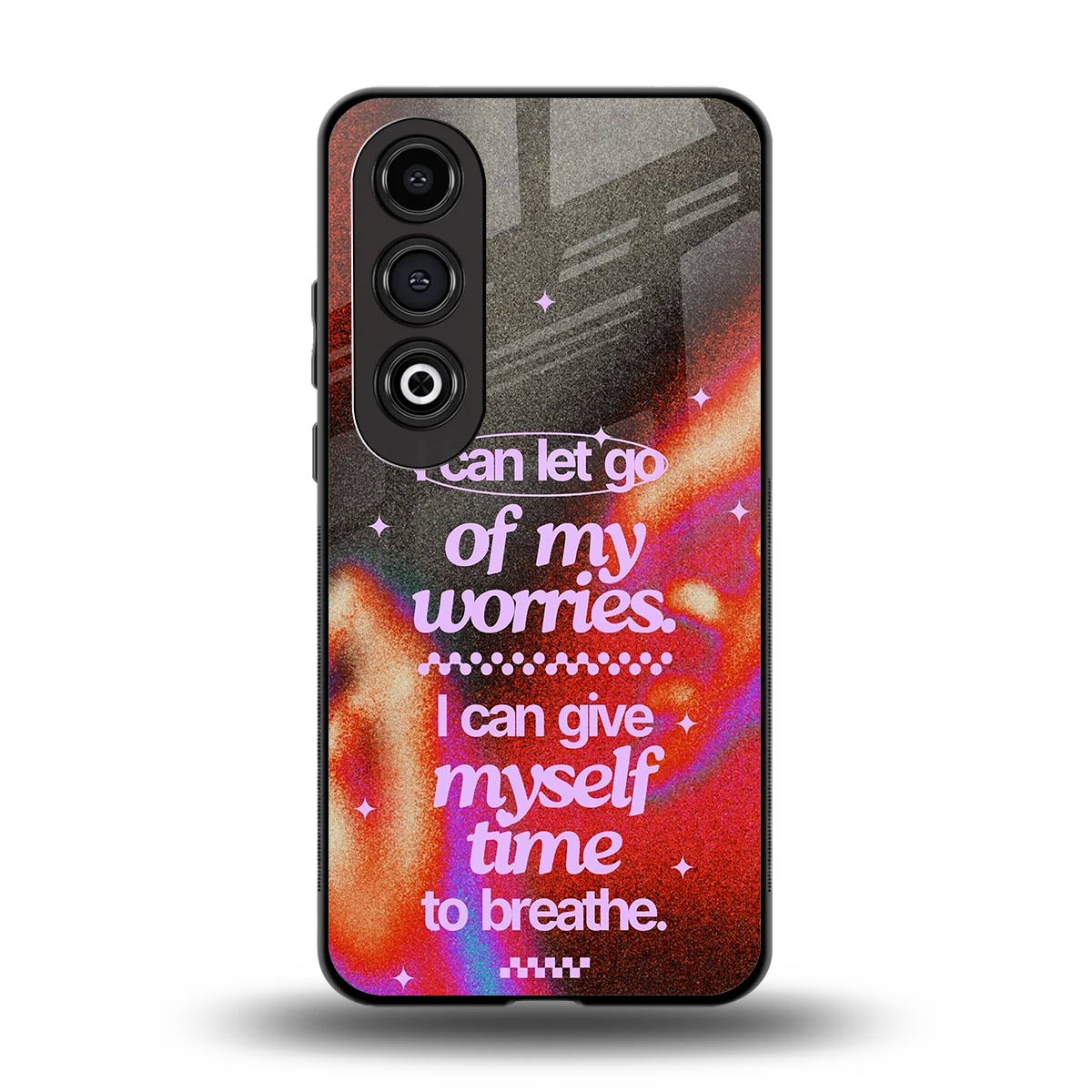 No Worries back phone cover | glass case for oneplus nord ce 4