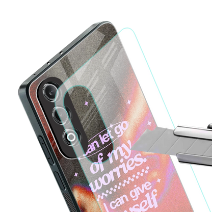 No Worries stylish phone case for oneplus nord ce 4 | glossy glass and slim fit