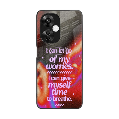No Worries back phone cover | glass case for oneplus nord ce 3 lite