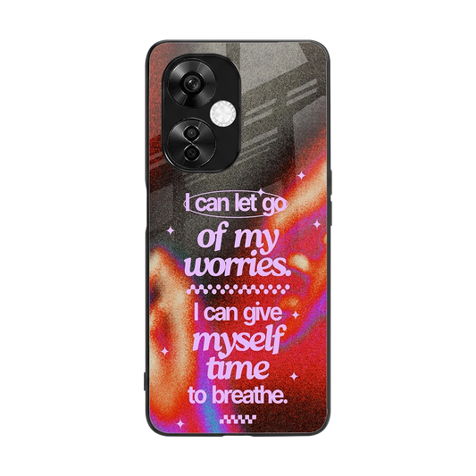 No Worries back phone cover | glass case for oneplus nord ce 3 lite
