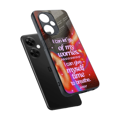 No Worries sleek oneplus nord ce 3 lite cover with tempered glass back and TPU edges
