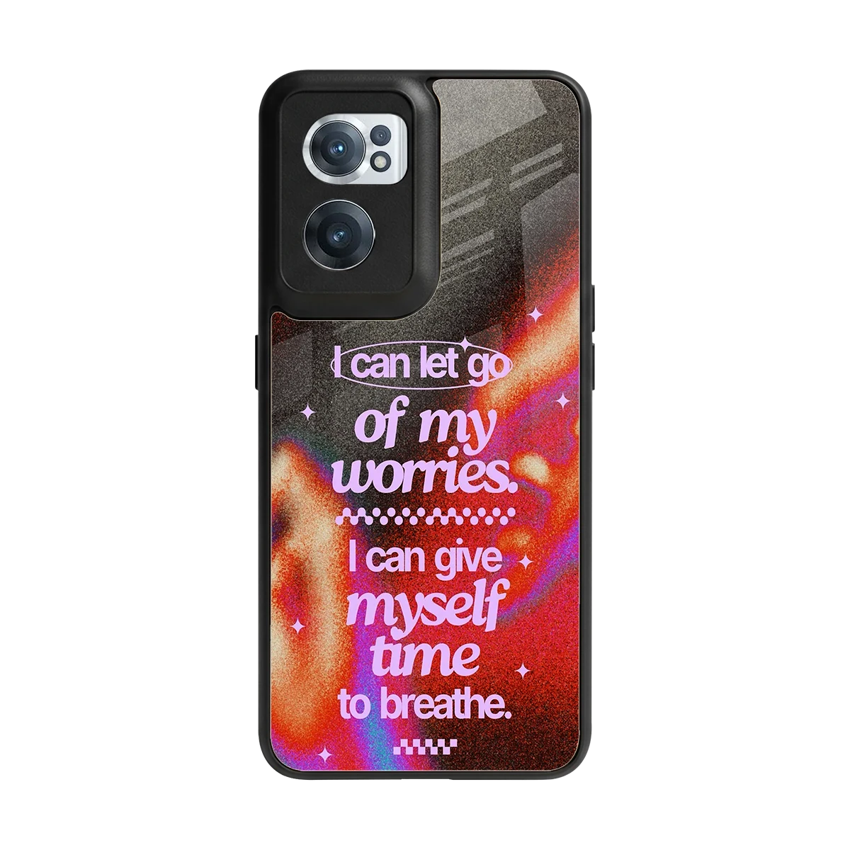 No Worries back phone cover | glass case for oneplus nord ce 2