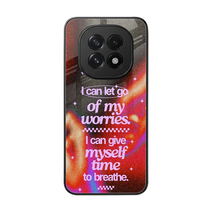 No Worries back phone cover | glass case for oppo f29 5g