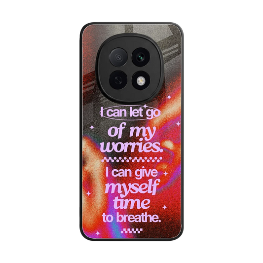 No Worries back phone cover | glass case for oppo f29 pro 5g