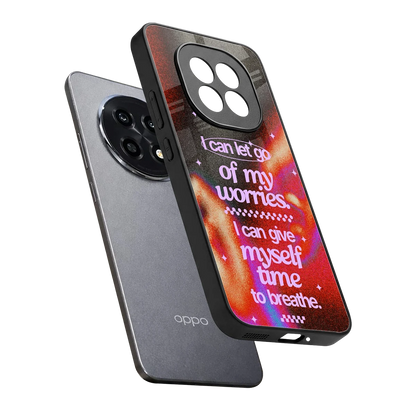 No Worries sleek oppo f29 pro 5g cover with tempered glass back and TPU edges