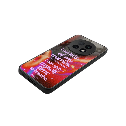 No Worries stylish phone case for oppo f29 pro 5g | glossy glass and slim fit
