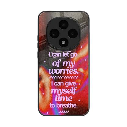 No Worries back phone cover | glass case for oppo f31 pro 5g