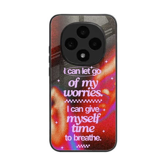 No Worries back phone cover | glass case for oppo f31 pro 5g