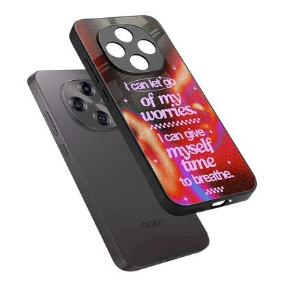 No Worries sleek oppo f31 pro 5g cover with tempered glass back and TPU edges