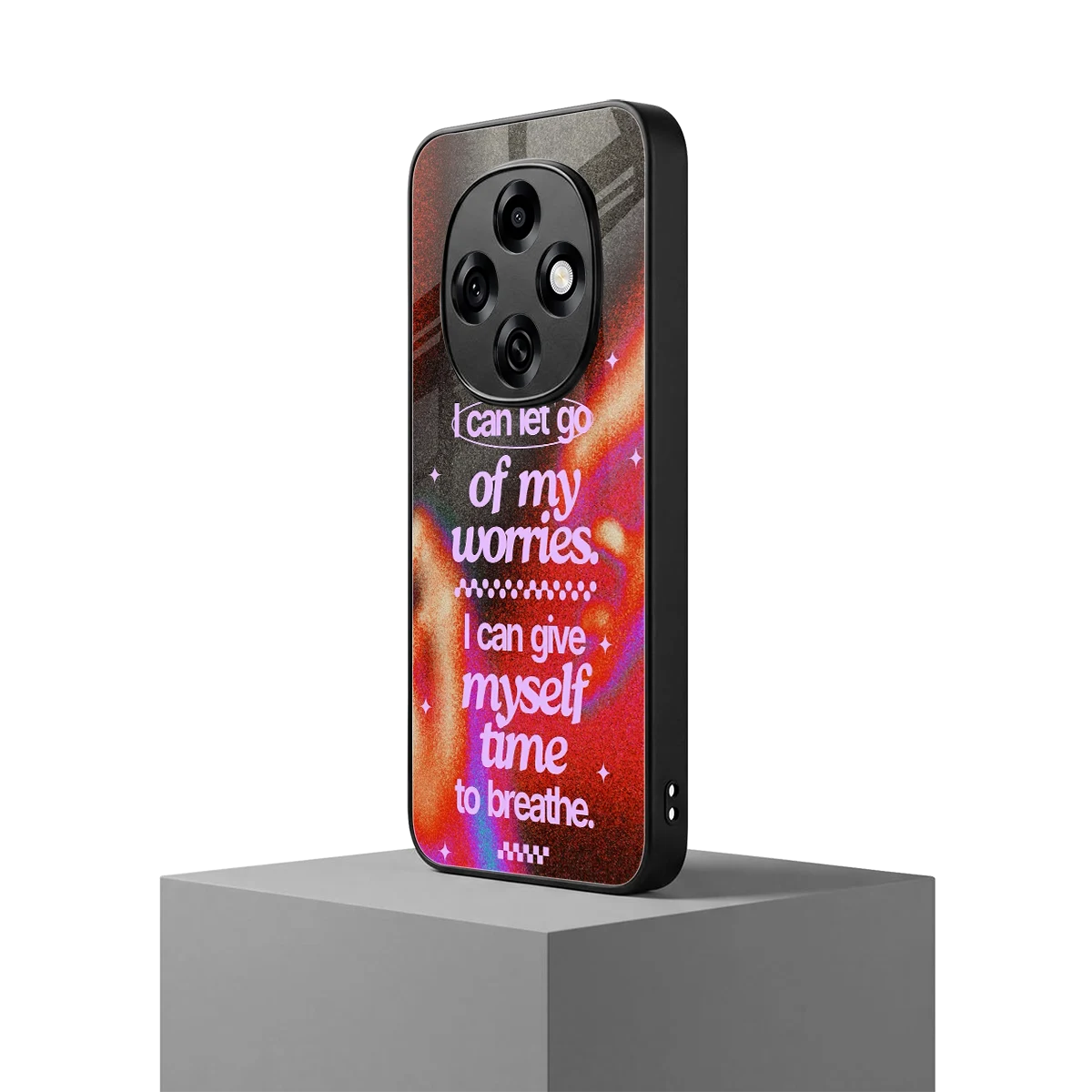 No Worries oppo f31 pro 5g mobile cover | shockproof glass phone case