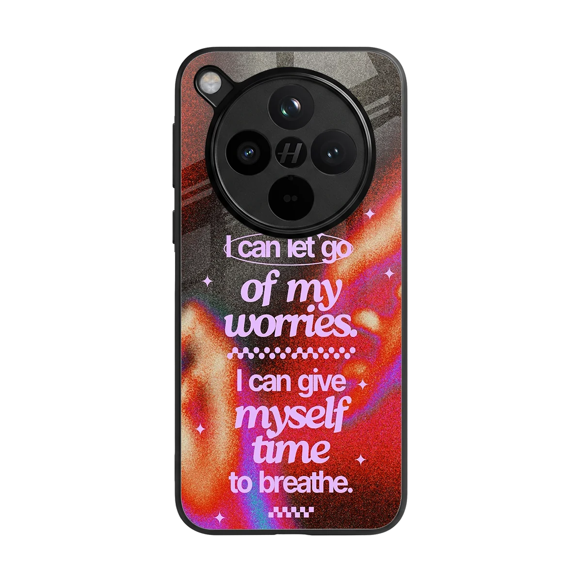 No Worries back phone cover | glass case for oppo find x8