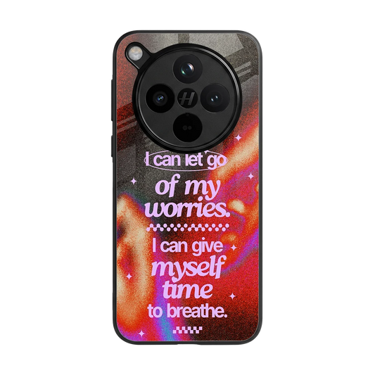 No Worries back phone cover | glass case for oppo find x8