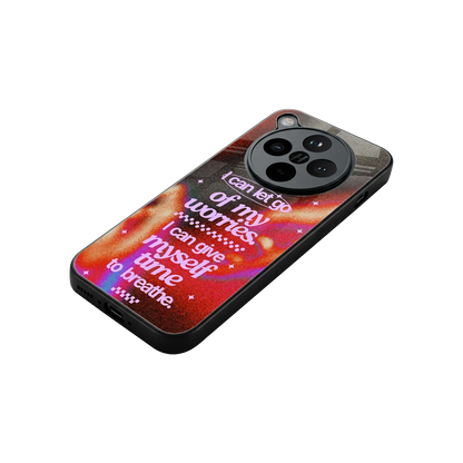 No Worries stylish phone case for oppo find x8 | glossy glass and slim fit