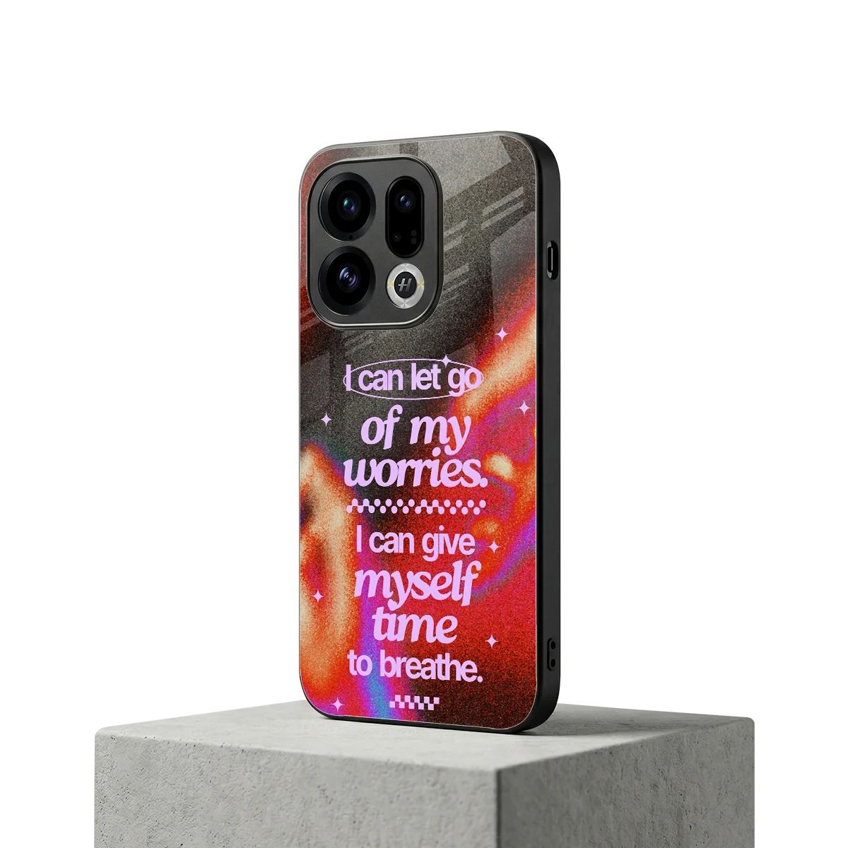No Worries oppo find x9 mobile cover | shockproof glass phone case
