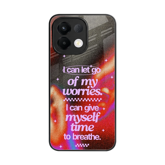 No Worries back phone cover | glass case for oppo k13 5g