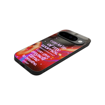 No Worries stylish phone case for google pixel 10 | glossy glass and slim fit