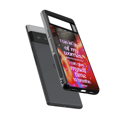 No Worries sleek google pixel 6 pro cover with tempered glass back and TPU edges