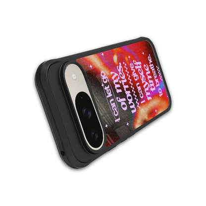 No Worries stylish phone case for google pixel 9 | glossy glass and slim fit