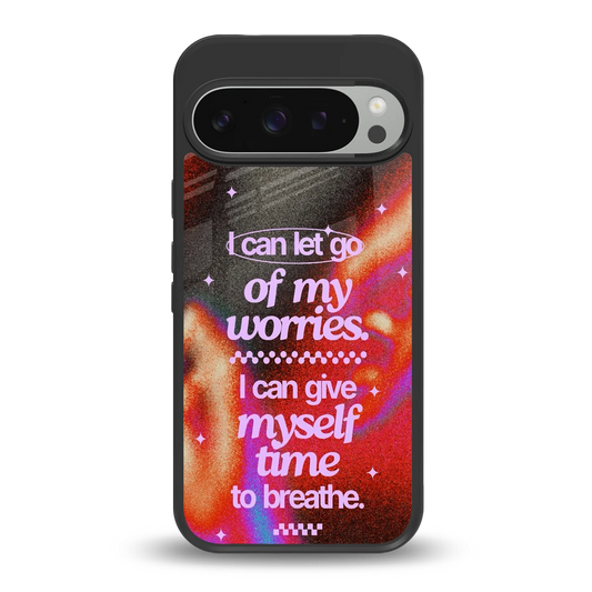 No Worries back phone cover | glass case for google pixel 9 pro