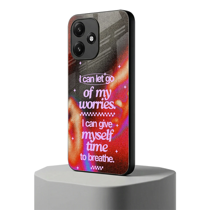 No Worries redmi 12 5g mobile cover | shockproof glass phone case