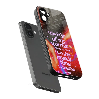 No Worries sleek samsung galaxy a06 5g cover with tempered glass back and TPU edges