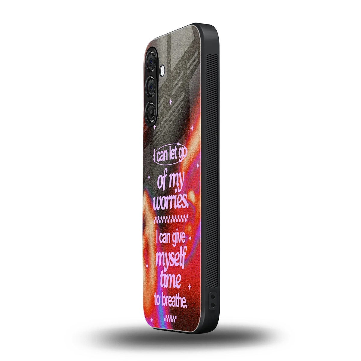 No Worries samsung galaxy a37 5g mobile cover | shockproof glass phone case