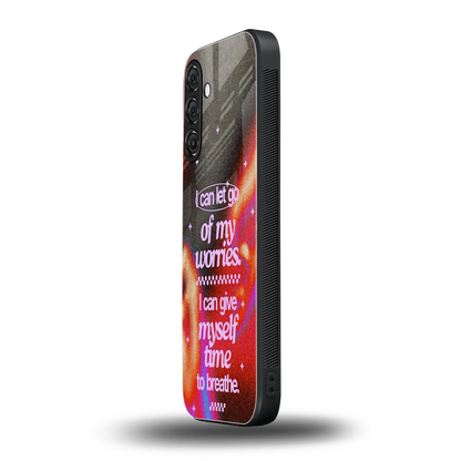 No Worries samsung galaxy a37 5g mobile cover | shockproof glass phone case