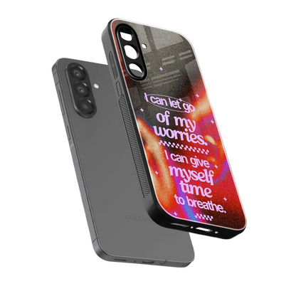 No Worries sleek samsung galaxy a37 5g cover with tempered glass back and TPU edges