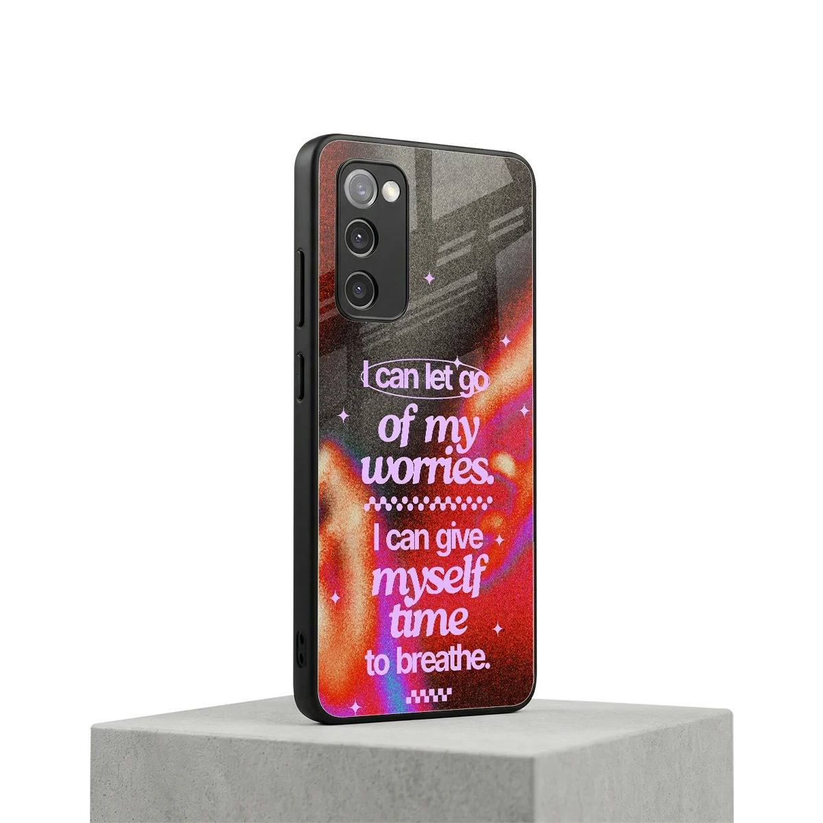 No Worries samsung galaxy s20 fe mobile cover | shockproof glass phone case