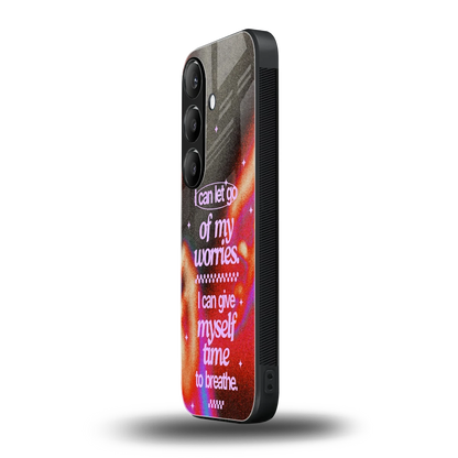 No Worries samsung galaxy s23 fe mobile cover | shockproof glass phone case