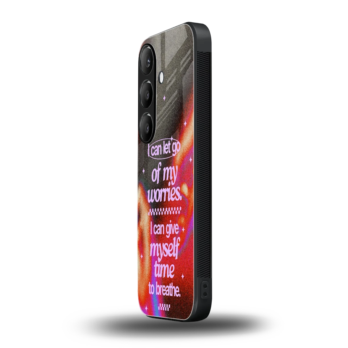 No Worries samsung galaxy s24 mobile cover | shockproof glass phone case