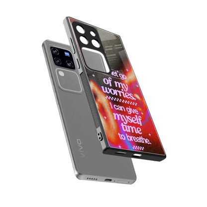 No Worries sleekvivo v30 pro cover with tempered glass back and TPU edges