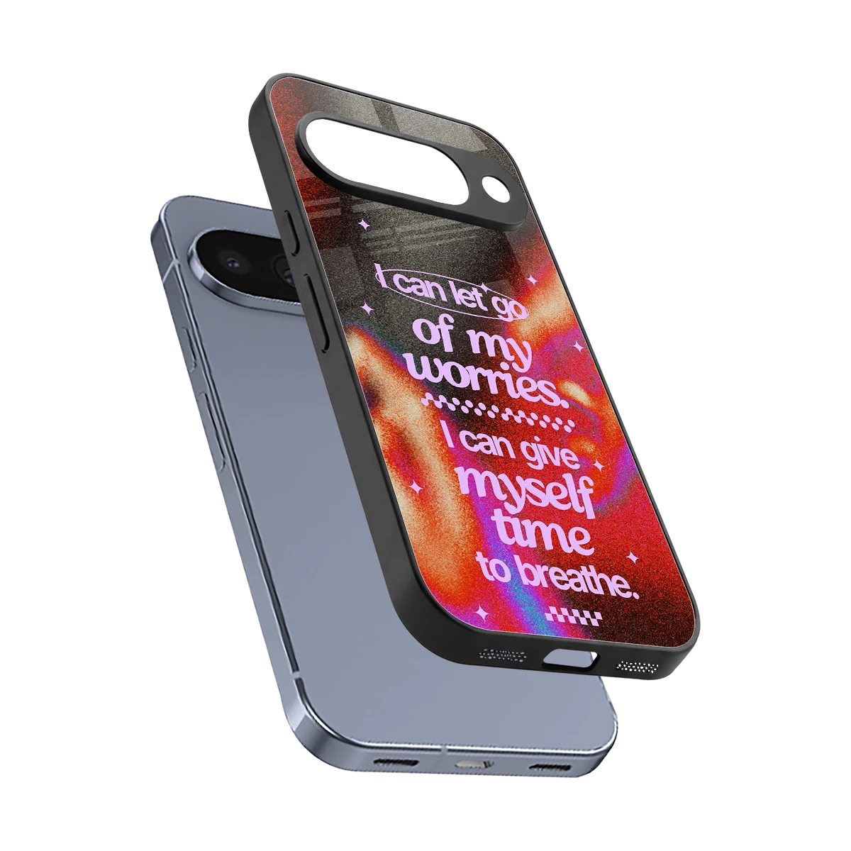 No Worries sleek google pixel 10 cover with tempered glass back and TPU edges