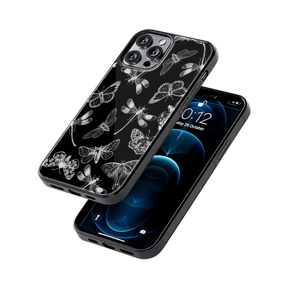 Protective Glass Back Phone Case Compatible with iPhone, Samsung, OnePlus, Pixel & More
