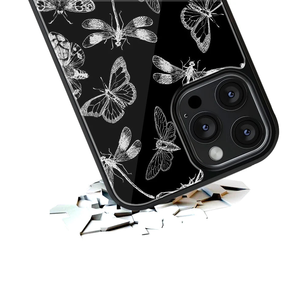 Durable Glass Back Mobile Case for iPhone, Samsung, OnePlus, Google Pixel, Redmi, Vivo, Oppo