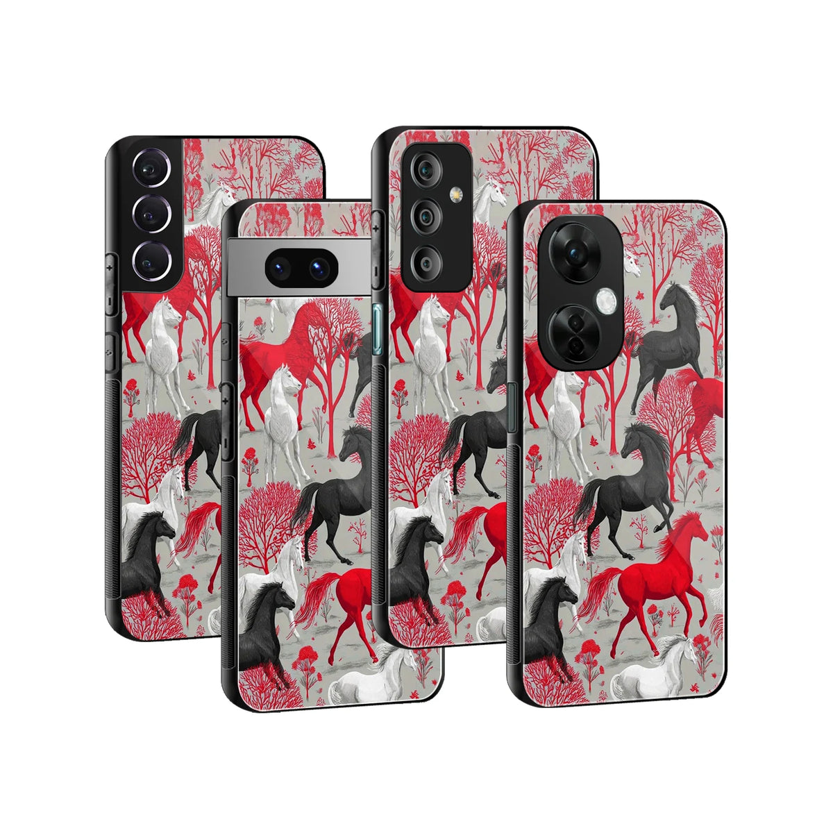 Stylish Glass Back Case for All Smartphones iPhone, Samsung, OnePlus, Pixel, Redmi, Oppo, Vivo, Motorola