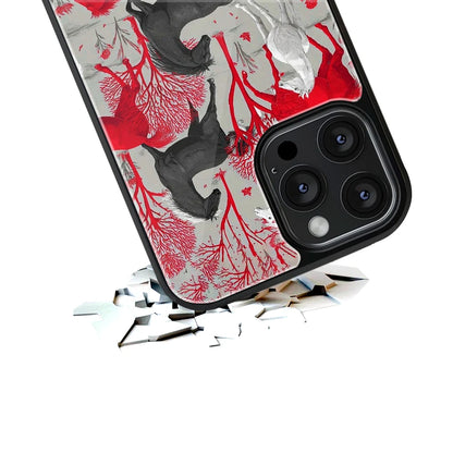 Durable Glass Back Mobile Case for iPhone, Samsung, OnePlus, Google Pixel, Redmi, Vivo, Oppo