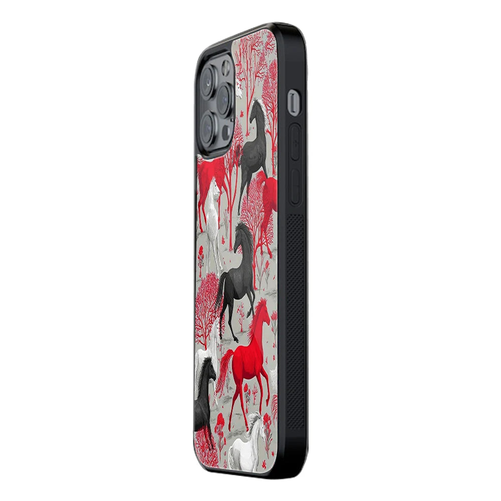 Trendy Glass Back Mobile Case for iPhone, Samsung, Redmi, OnePlus, Google Pixel, Motorola